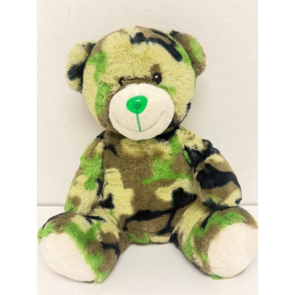 Camo Cuties Teddy Bear Green Camouflage Plush Stuffed Animal RGU Group 2017